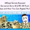 Affiliate Secrets Exposed How I Earned an Extra 12901.50 From Home in 36 Days and How You Can Repeat My Success 1
