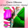 B2B Cold Email Subject Lines Pack – Inboxing Clever – Charm Offensive