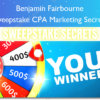 Sweepstake CPA Marketing Secrets – Benjamin Fairbourne