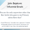 Influential Emails