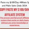 Copy Paste my $100/Day Affiliate System and Make Sales Daily 2024