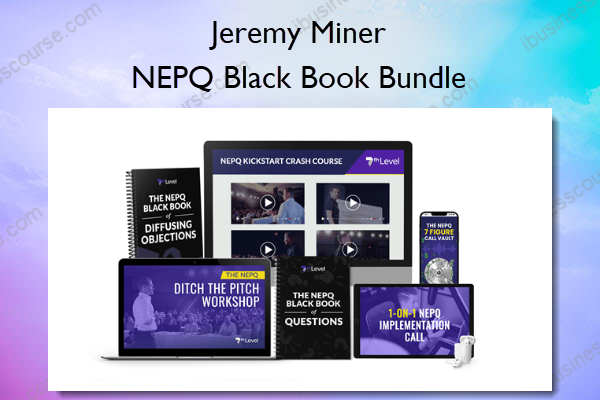 NEPQ Black Book Bundle – Jeremy Miner NEPQ Black Book Bundle – Jeremy Miner