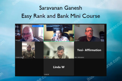 Easy Rank and Bank Mini Course – Saravanan Ganesh