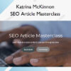 Katrina McKinnon – SEO Article Masterclass
