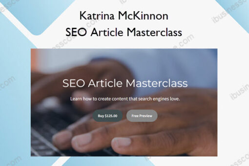 Katrina McKinnon – SEO Article Masterclass