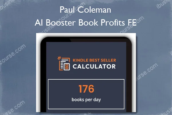 Paul Coleman – AI Booster Book Profits FE Paul Coleman – AI Booster Book Profits FE